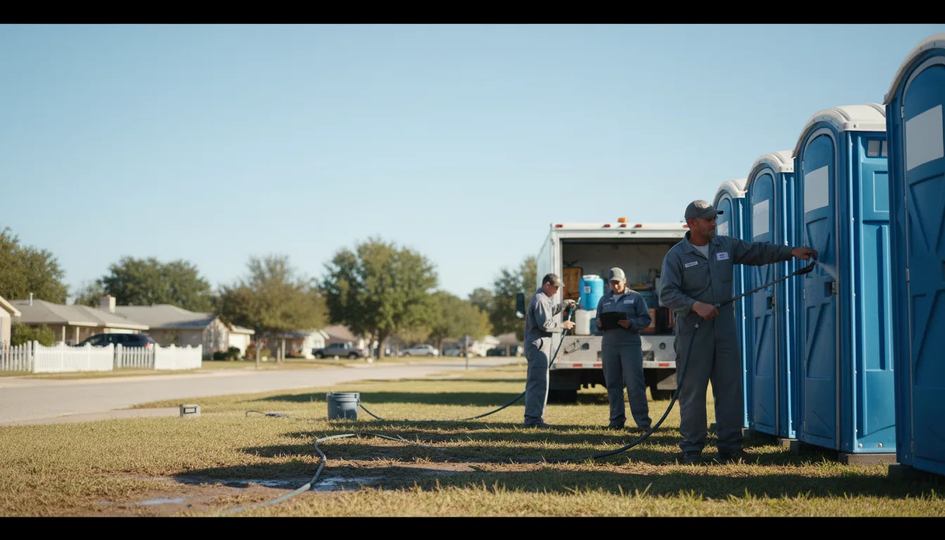 Long-Term Portable Toilet Rental in New Springfield, OH near me